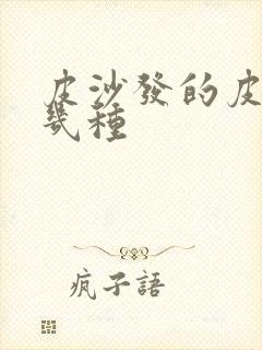 皮沙发的皮分哪几种