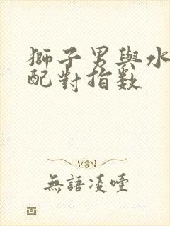 狮子男与水瓶女配对指数