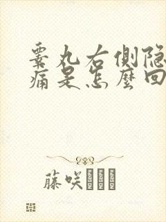 睾丸右侧隐隐作痛是怎么回事