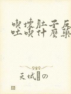 吃坏肚子反胃想吐吃什么药