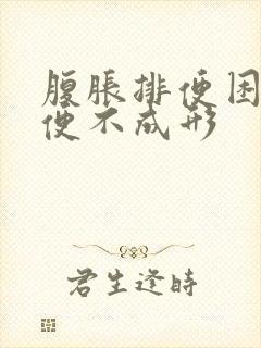 腹胀排便困难大便不成形