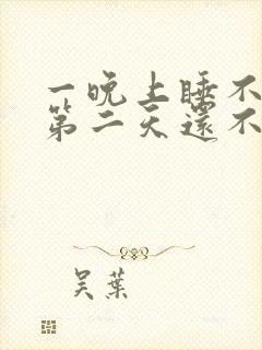 一晚上睡不着觉第二天还不困