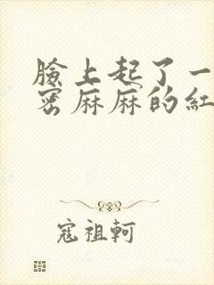 脸上起了一堆密密麻麻的红色小疙瘩