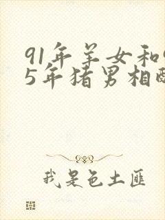 91年羊女和95年猪男相配婚姻如何