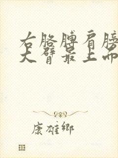 右胳膊肩膀下面大臂最上面疼