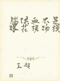 脑供血不足头晕眼花视物模糊吃什么药