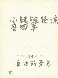 小腿腕发凉是怎么回事