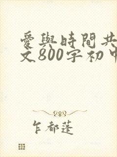 爱与时间共行作文800字初中