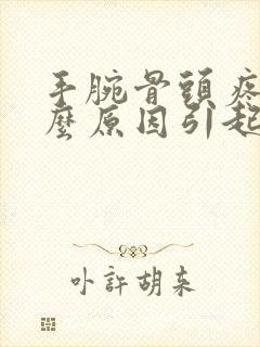 手腕骨头疼是什么原因引起的