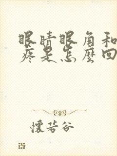 眼睛眼角和眼尾疼是怎么回事