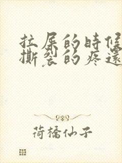 拉屎的时候肛门撕裂的疼还有血怎么回事