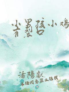 小男孩小鸡根部有裂口