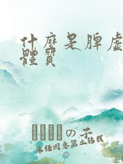 什么是脾虚痰湿体质