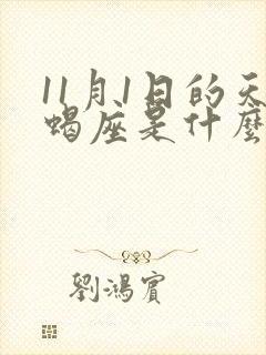 11月1日的天蝎座是什么性格