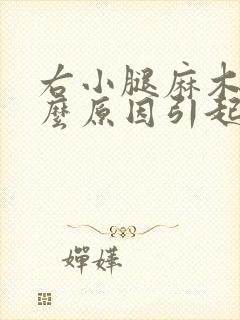 右小腿麻木是什么原因引起的