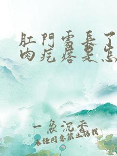 肛门处长了一个肉疙瘩是怎么回事硬硬的