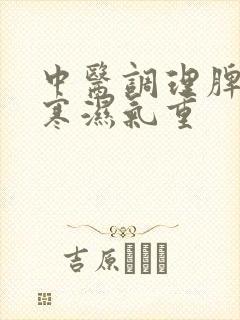 中医调理脾胃虚寒湿气重