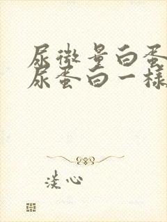 尿微量白蛋白与尿蛋白一样吗