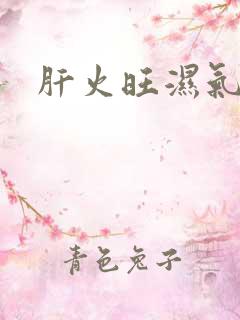 肝火旺湿气重女