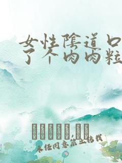 女性阴道口上长了个肉肉粒怎么回事