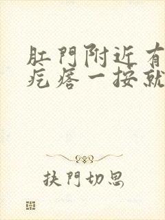 肛门附近有个硬疙瘩一按就疼