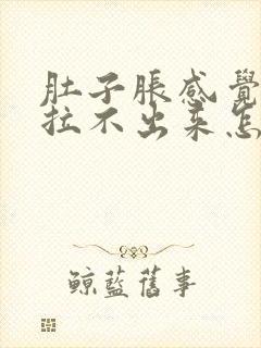 肚子胀感觉有屎拉不出来怎么回事