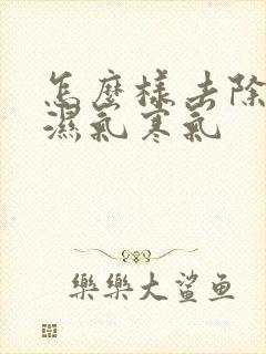 怎么样去除身体湿气寒气