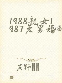 1988龙女1987兔男婚配