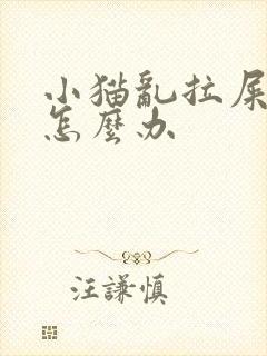 小猫乱拉屎拉尿怎么办