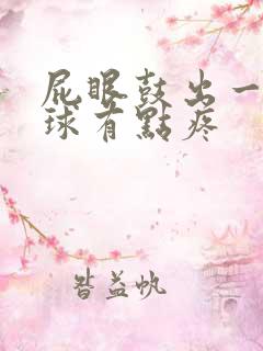 屁眼鼓出一个肉球有点疼