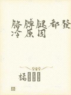 胳膊腿都发凉怕冷原因