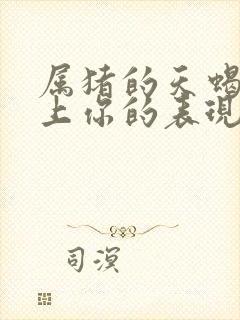 属猪的天蝎男爱上你的表现