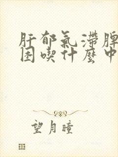 肝郁气滞脾虚湿困吃什么中成药