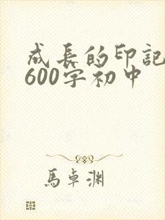成长的印记作文600字初中
