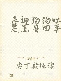 泰迪狗狗吐食物是怎么回事