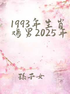 1993年生肖鸡男2025年运势