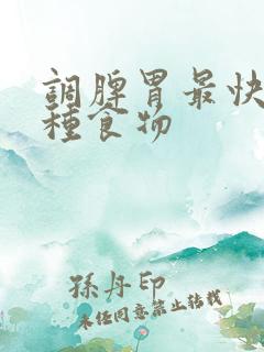 调脾胃最快的十种食物