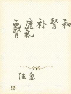 龟鹿补肾和金匮肾气