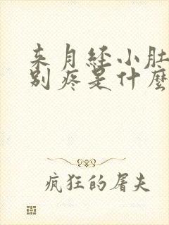 来月经小肚子特别疼是什么原因