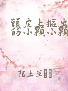 头皮上抠出来硬的小颗小颗白的