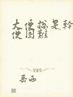 大便总是干燥排便困难