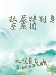 拉尿特别臭是什么原因