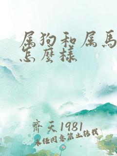 属狗和属马姻缘怎么样