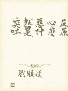 突然恶心反胃想吐是什么原因