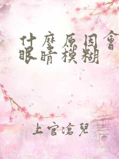 什么原因会导致眼睛模糊