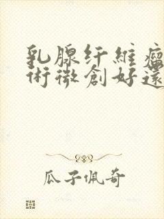 乳腺纤维瘤做手术微创好还是开刀好