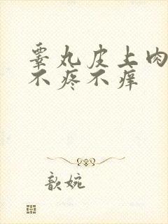 睾丸皮上肉疙瘩不疼不痒