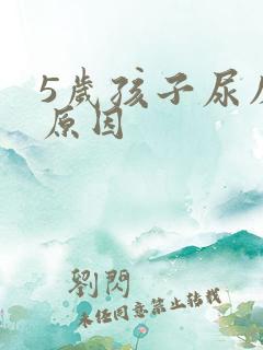 5岁孩子尿床的原因