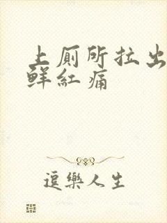 上厕所拉出血,鲜红痛