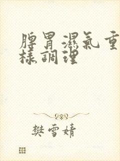 脾胃湿气重应怎样调理